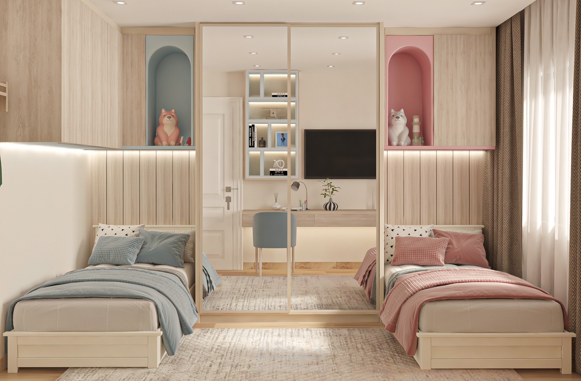 تصميم غرفة نوم اطفال