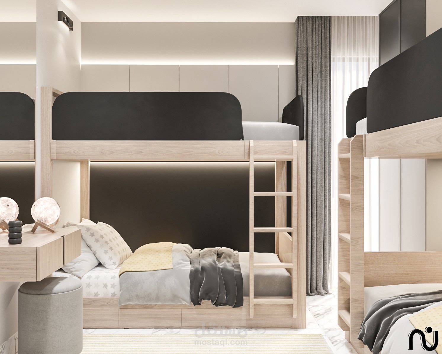 غرفة نوم اطفال بشالية