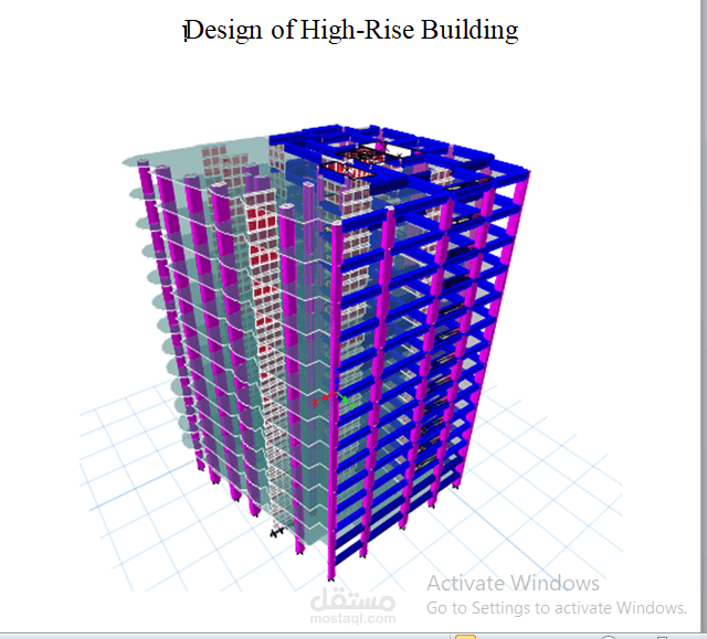 تصميم برج سكني