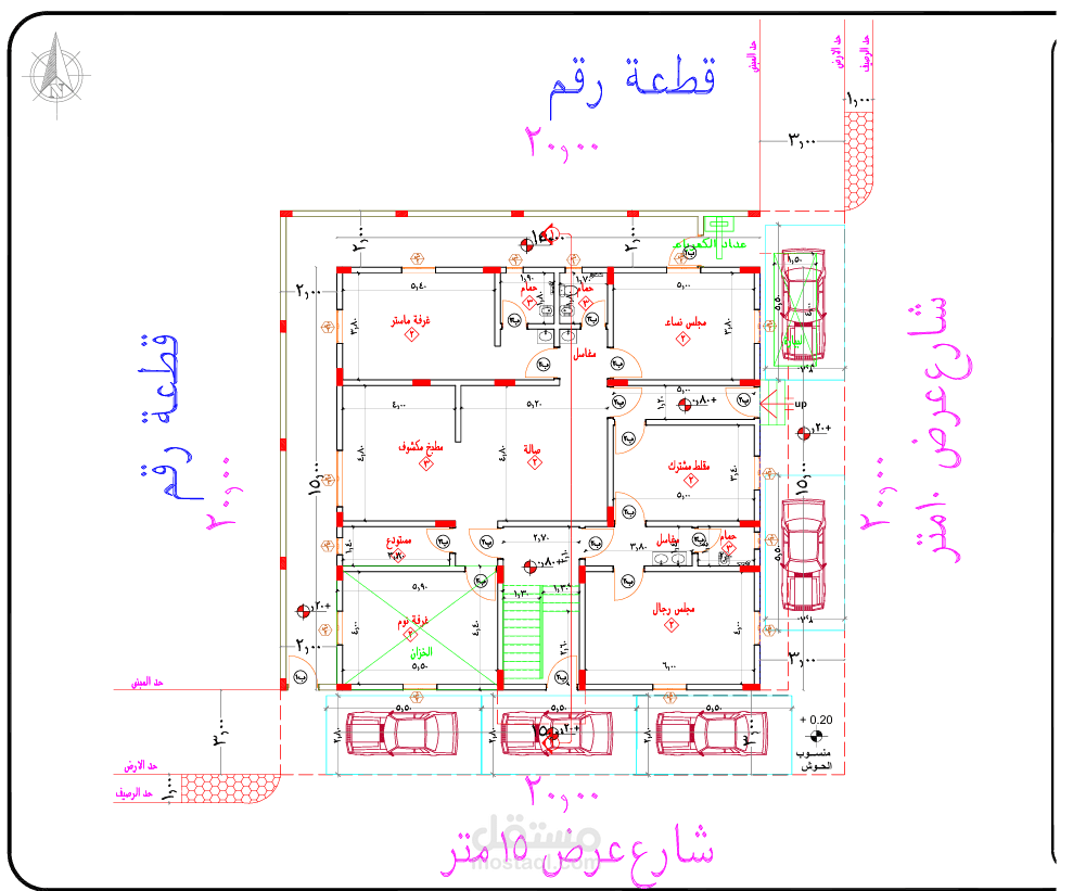نا المهندسة أسماء  مهندسة مدنية متخصصة في التصميم الإنشائي، أتشرف بتقديم عرضي لتنفيذ تصميم فيلا سكنية مكونة من دورين وملحق بمساحة 225م² في مدينة الطائف.