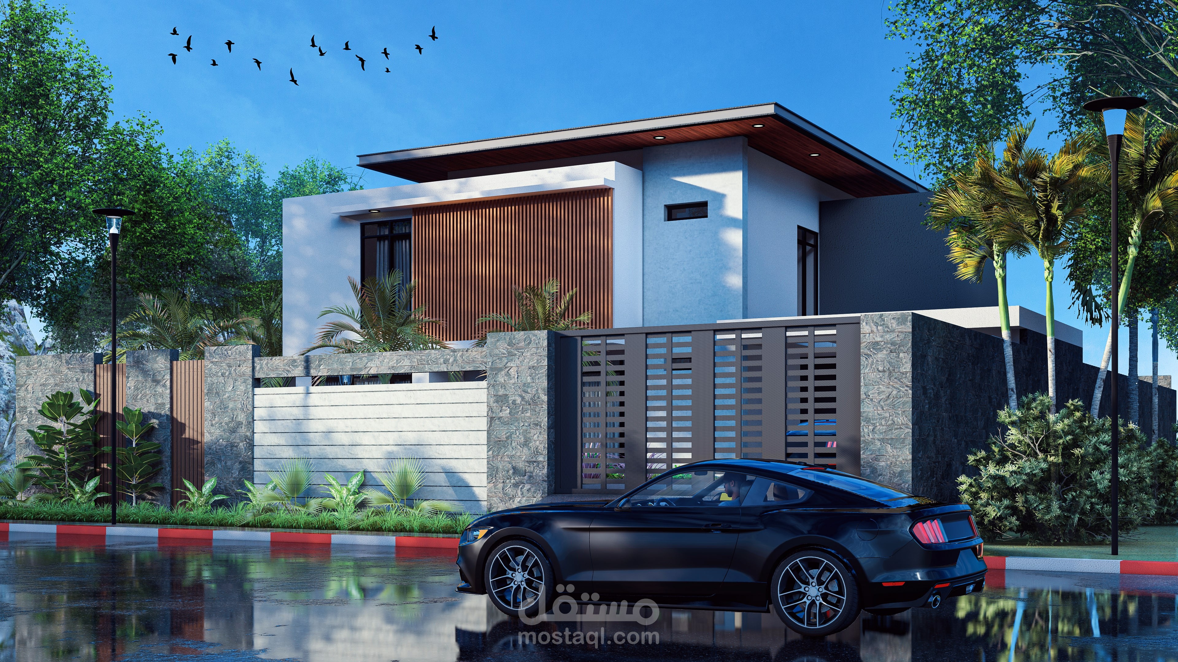 فيلا سكنية دات مساحة 202 متر مربع