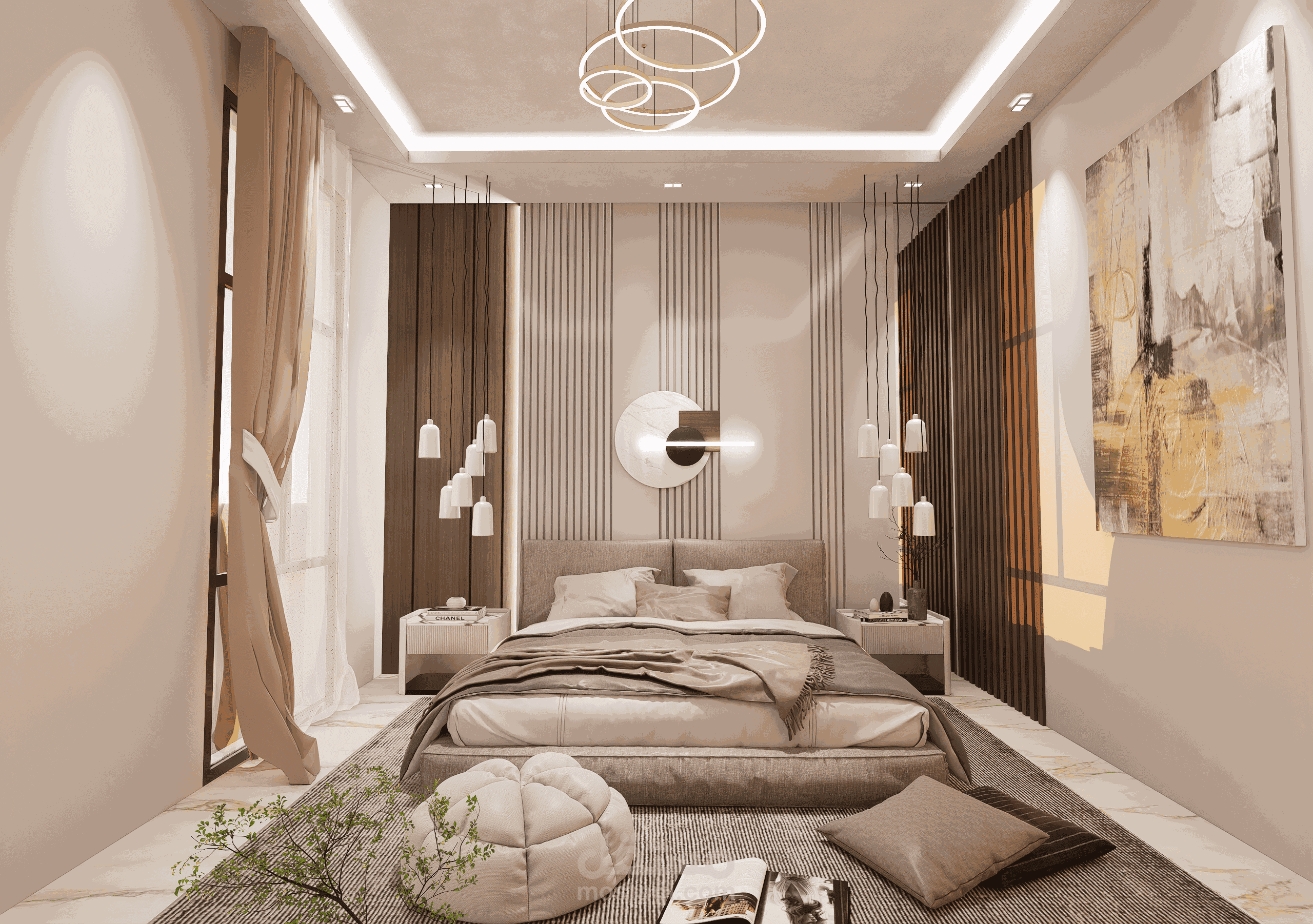 تصميماتي لغرف النوم