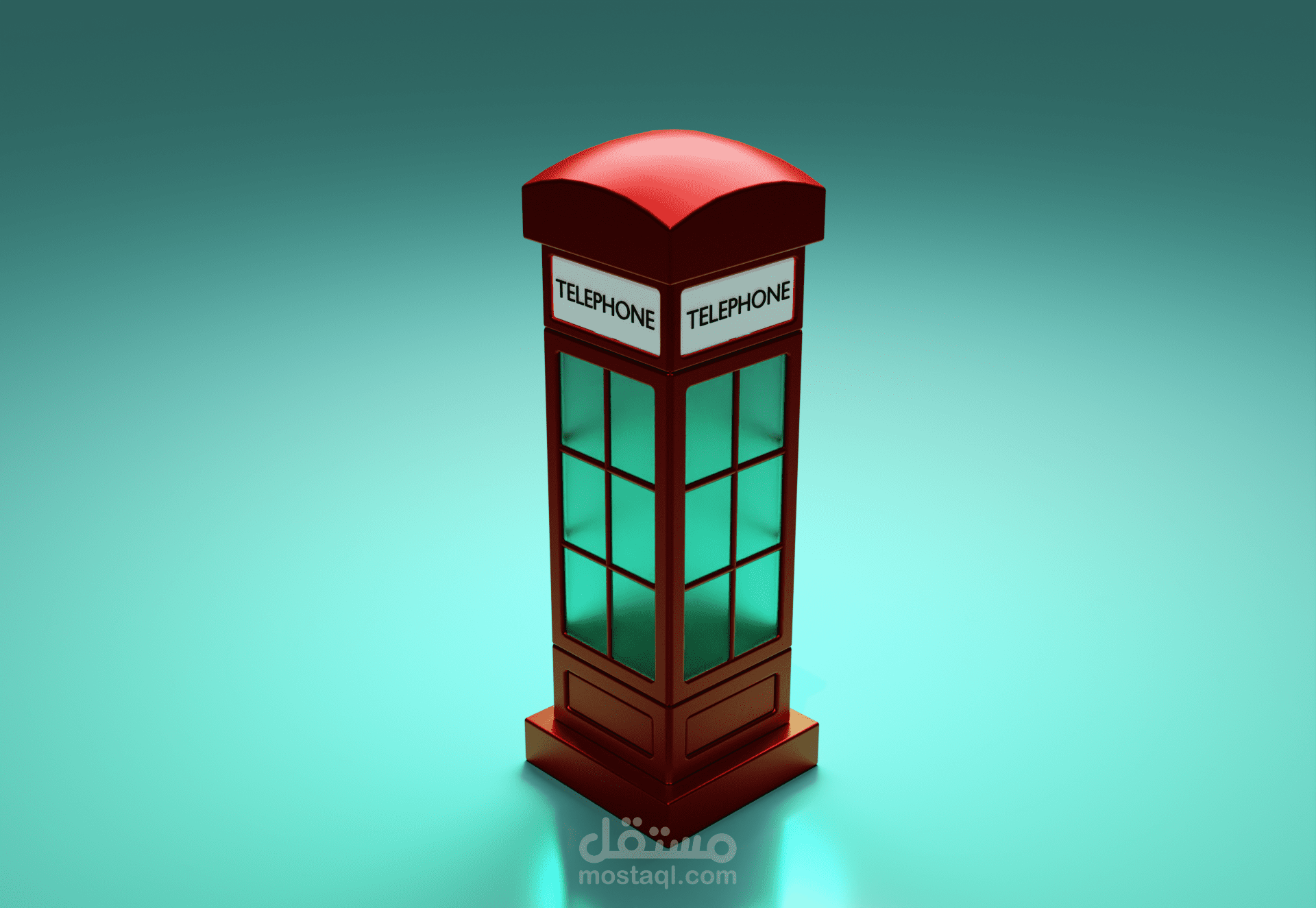 Telephone station 3D