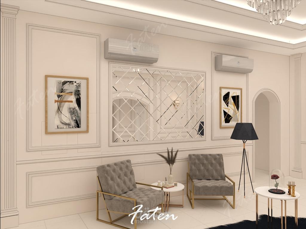 تصميم مدخل فيلا في الامارات