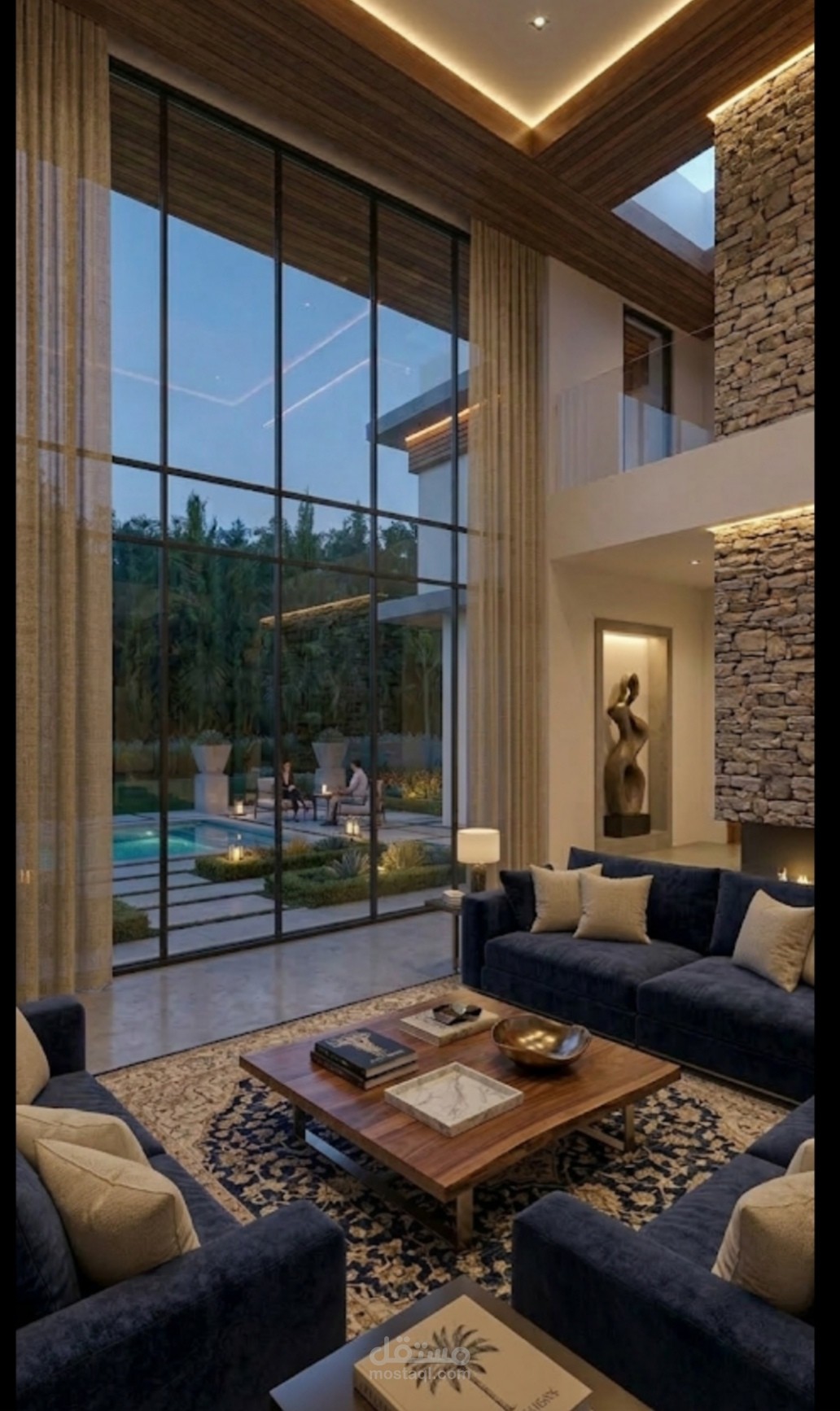 تصميم فراغ معيشة مميز