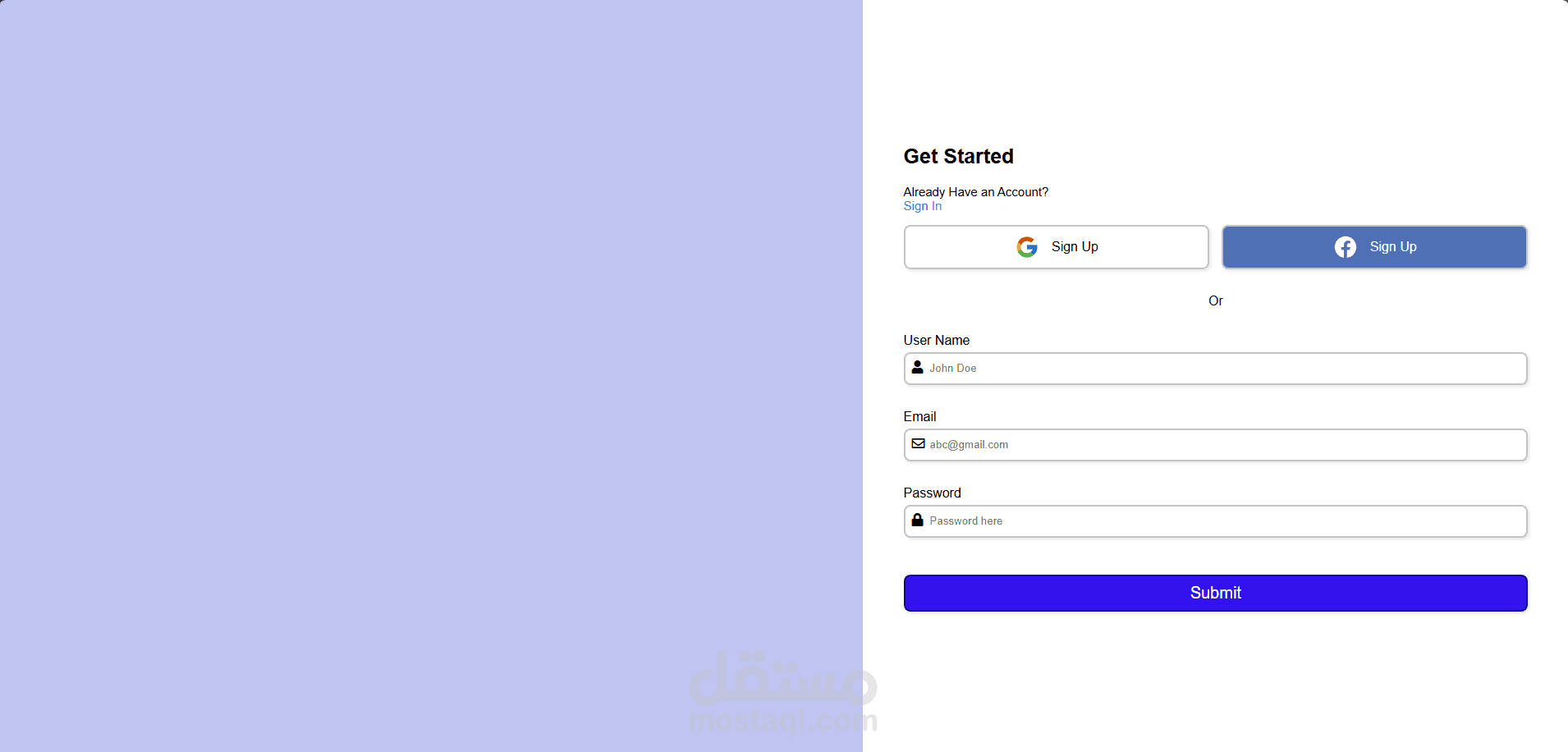 Login Webpage With DataValidation