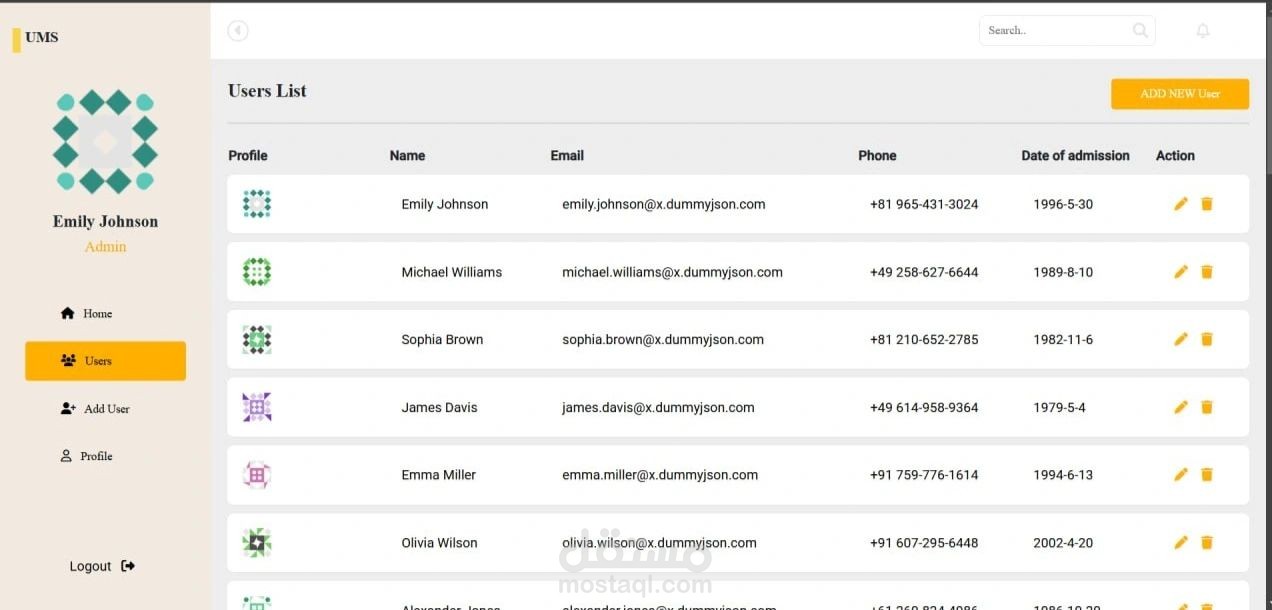 User Management System