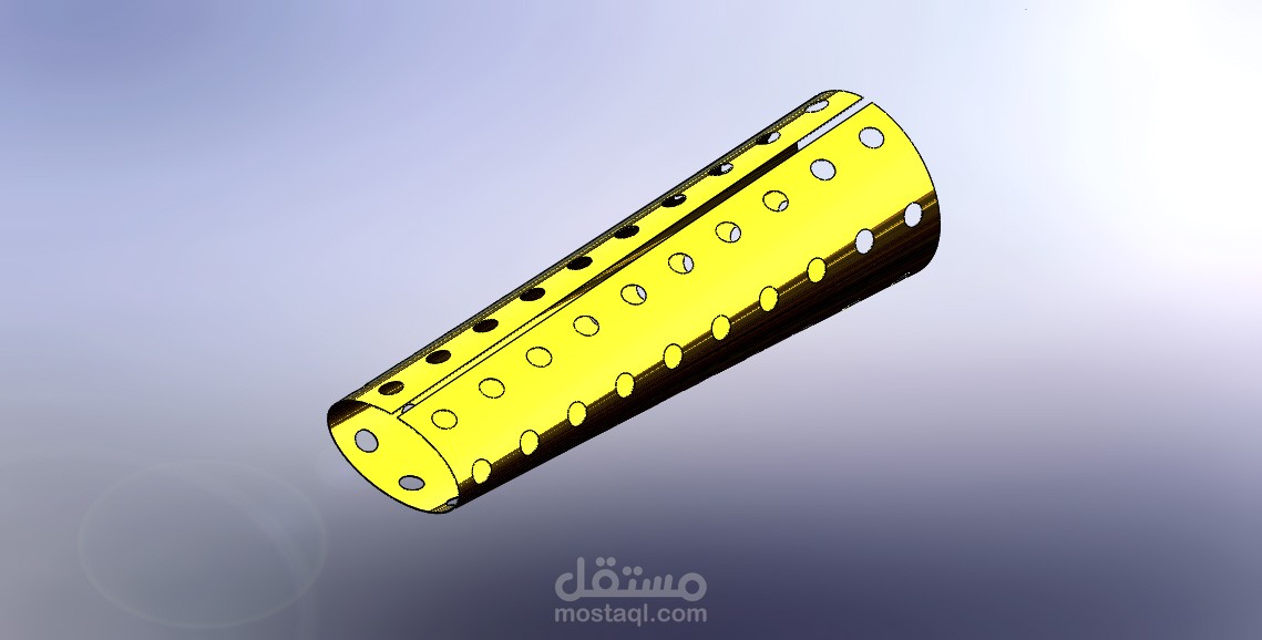 تصميم أجزاء ميكانيكة للتصنيع باستخدام البرامج الهندسية المختلفة