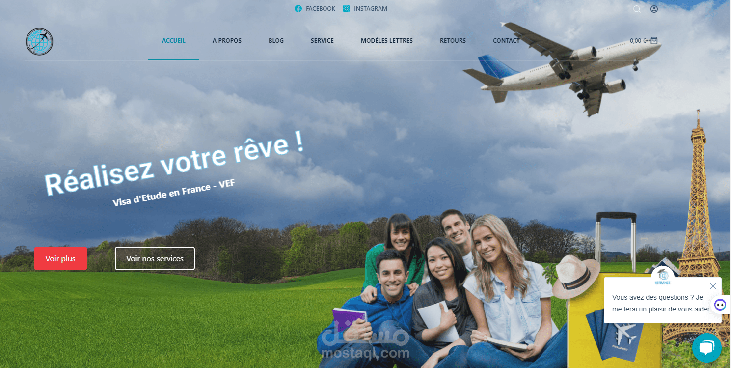 موقع إلكتروني vefrance وكالة متخصصة في إجراءات Campus France، وإجراءات Paris Saclay، وكتابة المستندات، ومرافقة كم بمجرد وصولكم إلى فرنسا.