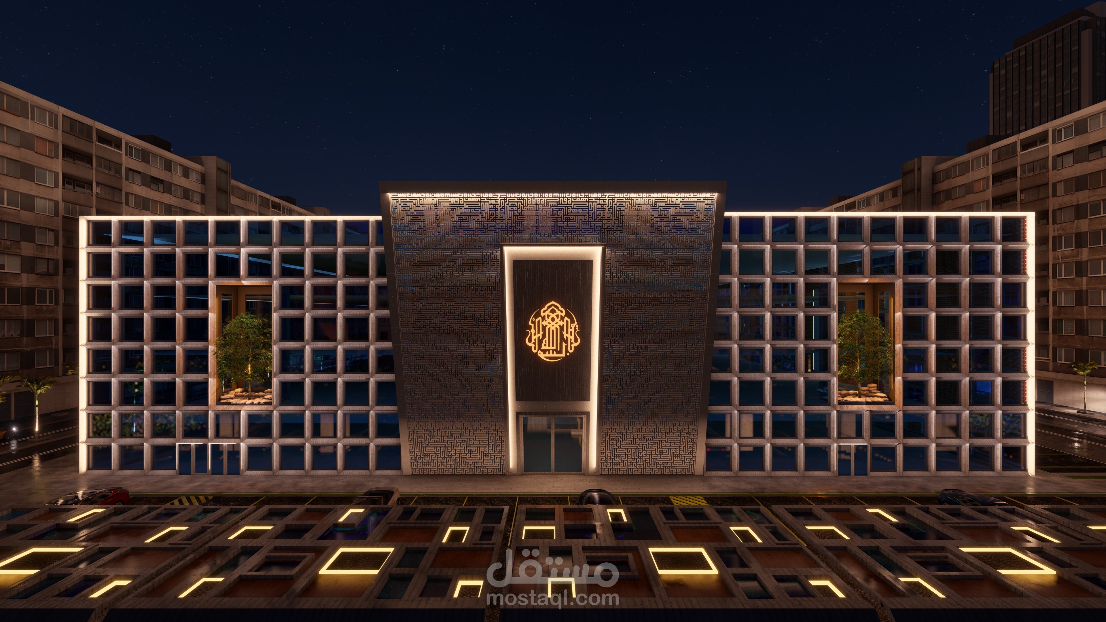 تصميم وجهات مدرسة بالامارات