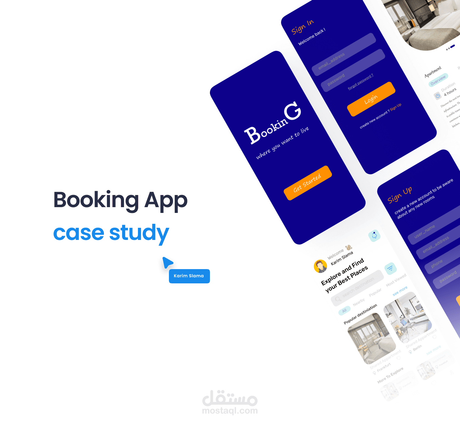 تطبيق Booking