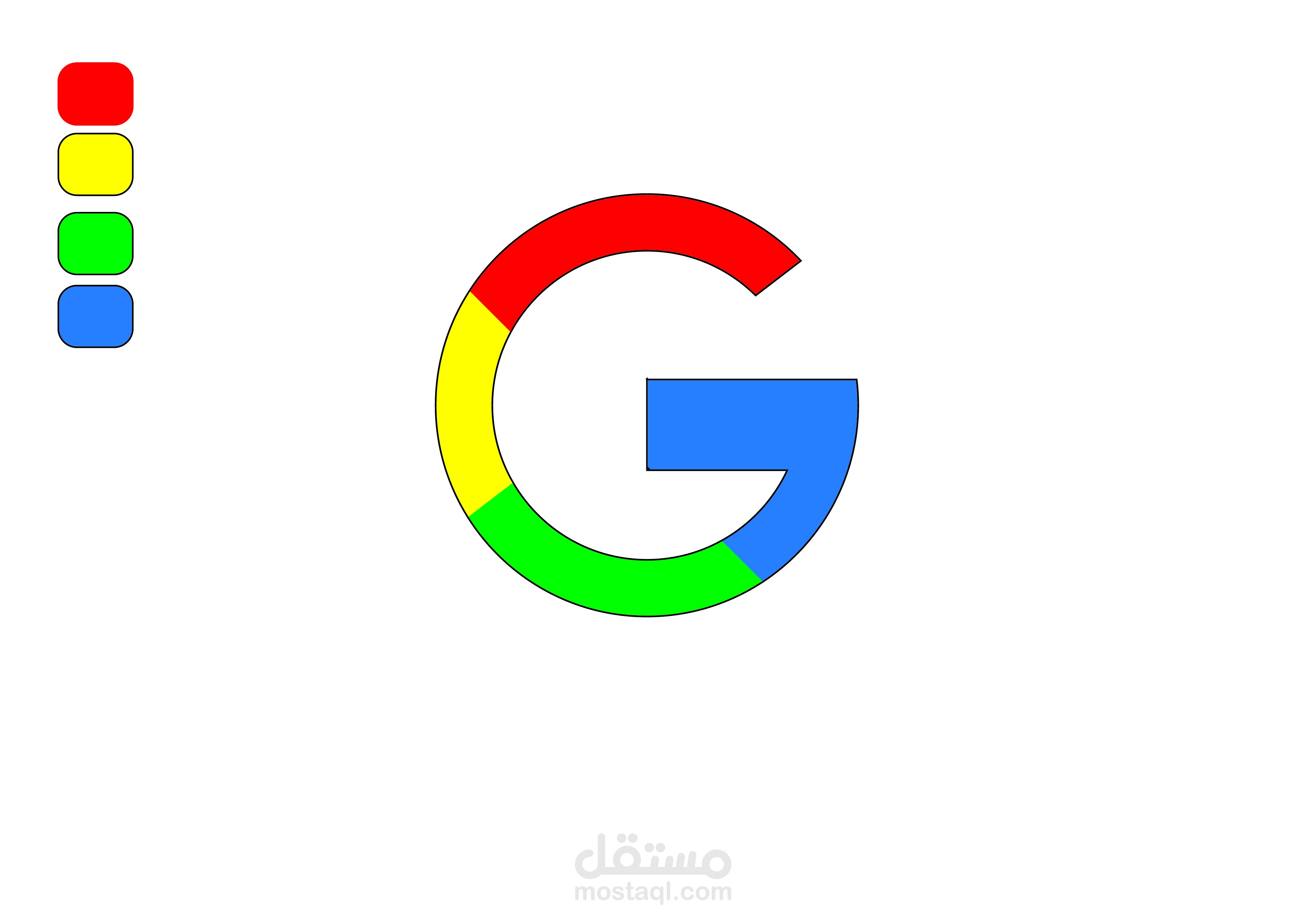 تصميم شعار google