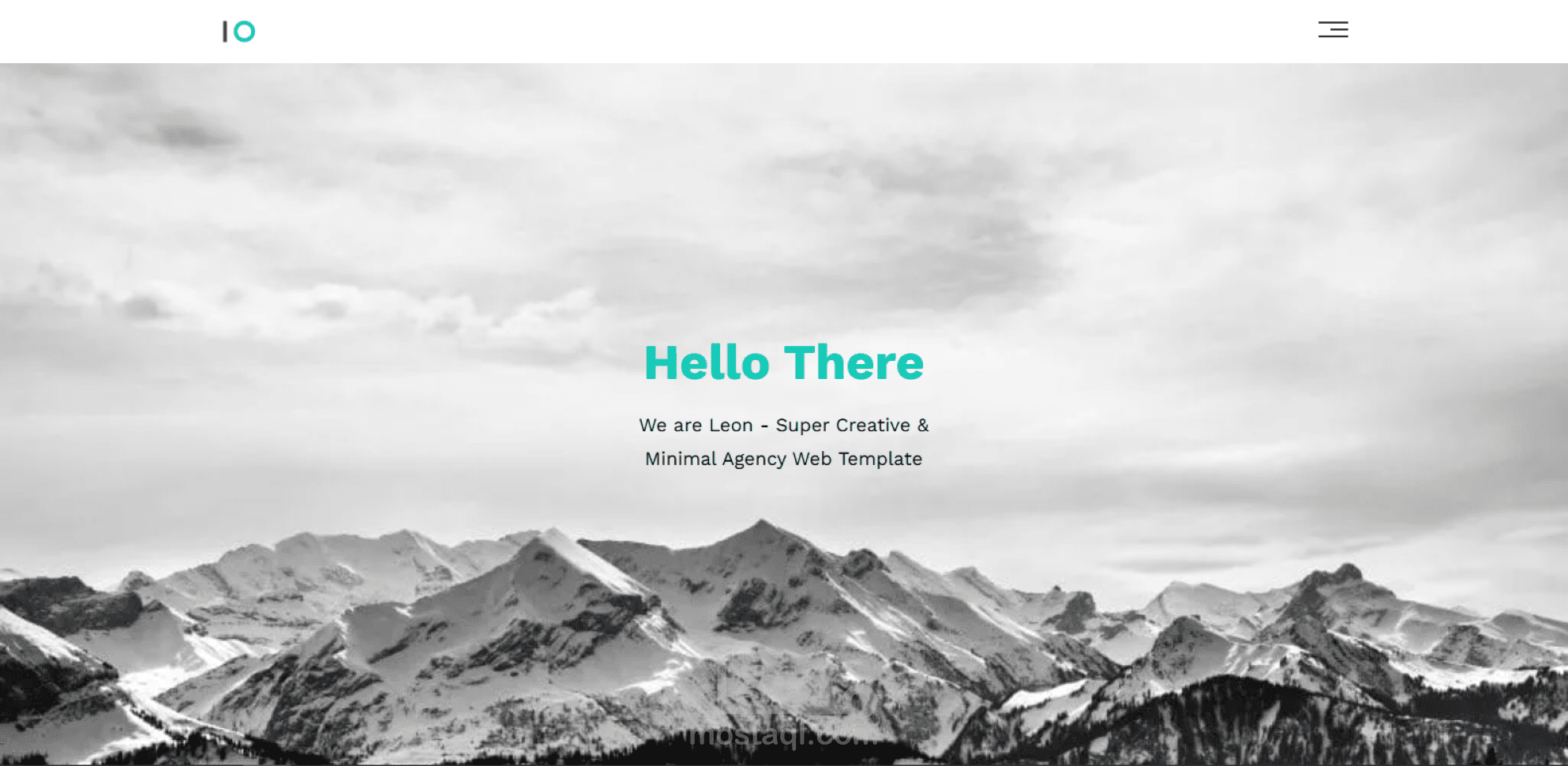 landing page