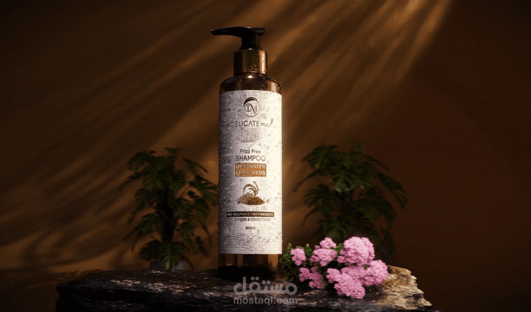 shampoo 3d render