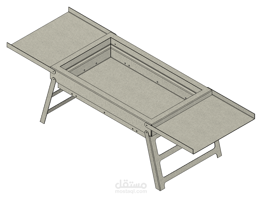 Foldable camping grill