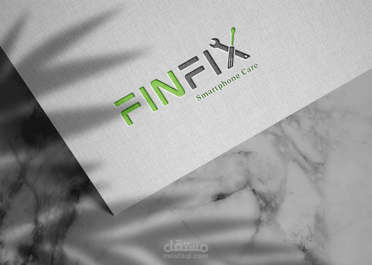 تصميم 2 نموذج للوجو شركة FINFIX