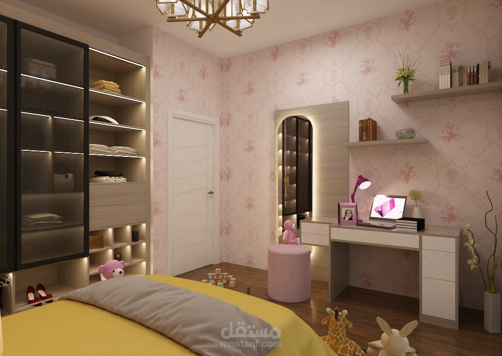 غرفة نوم بنت
