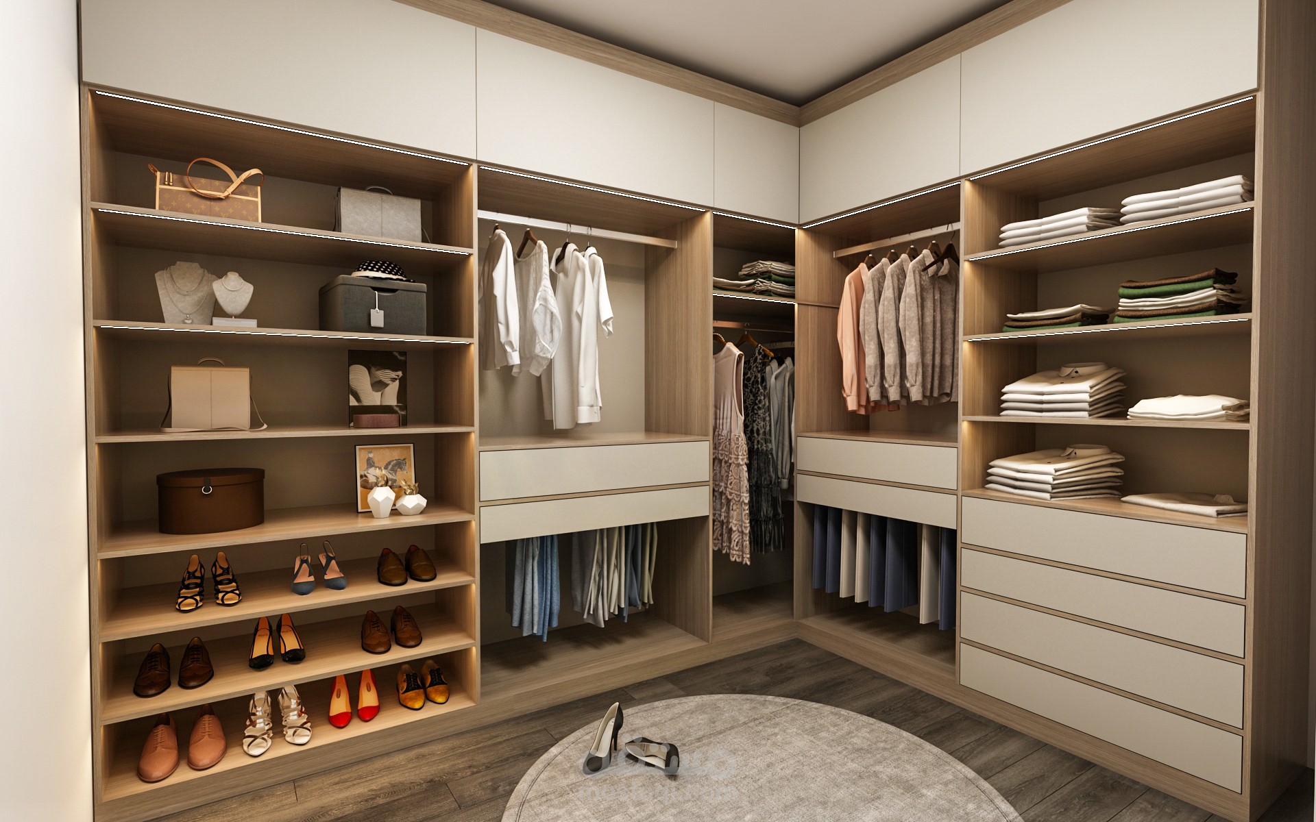 خزائن تغيير ملابس