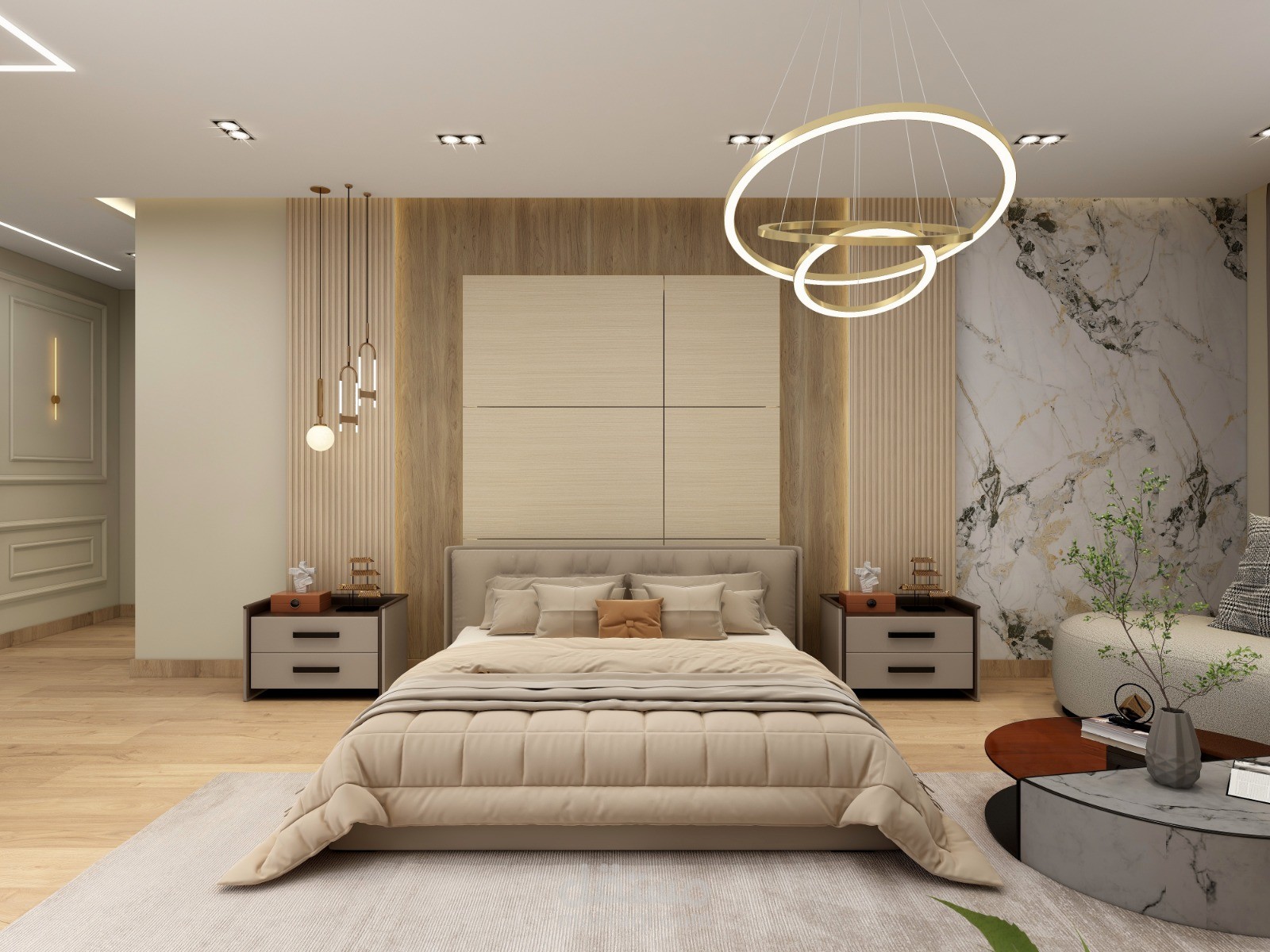 Modern bedroom