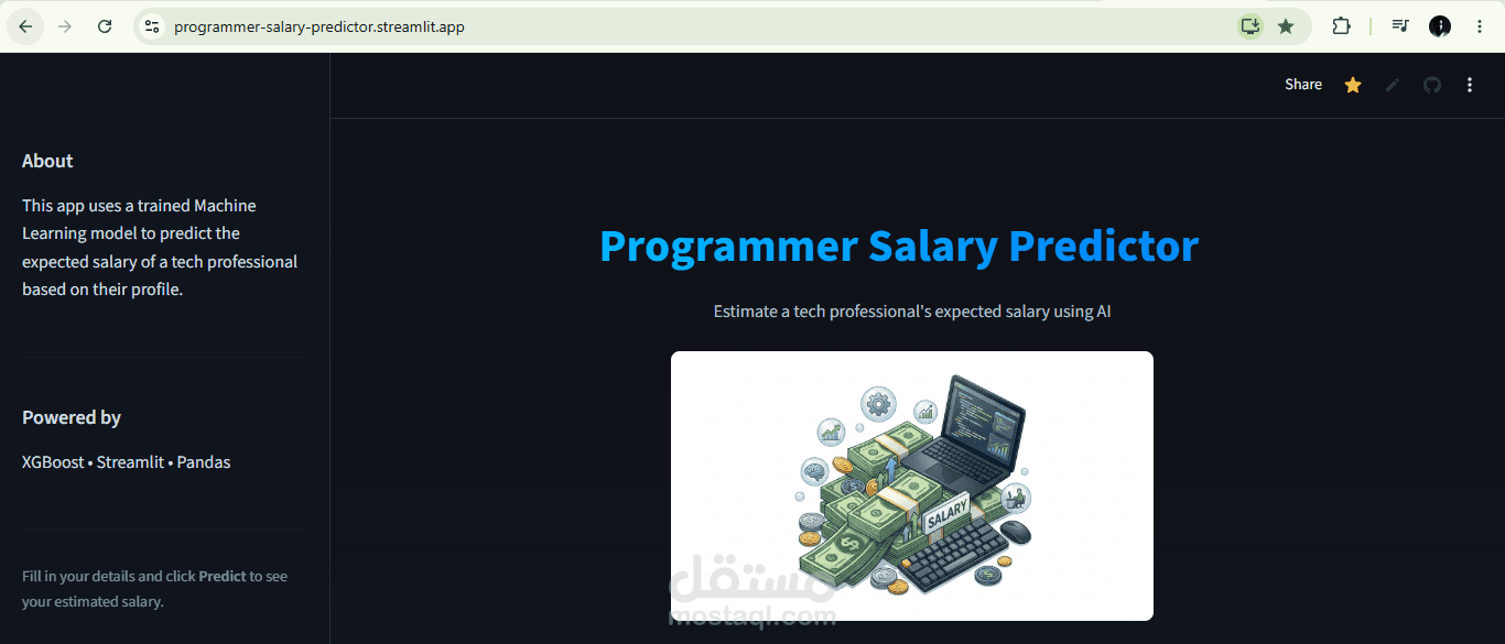 التنبؤ برواتب المبرمجين - Programmer Salary Predictor