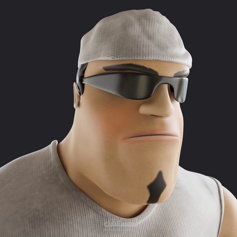 شخصية كارتونية مقتبسة من لعبة