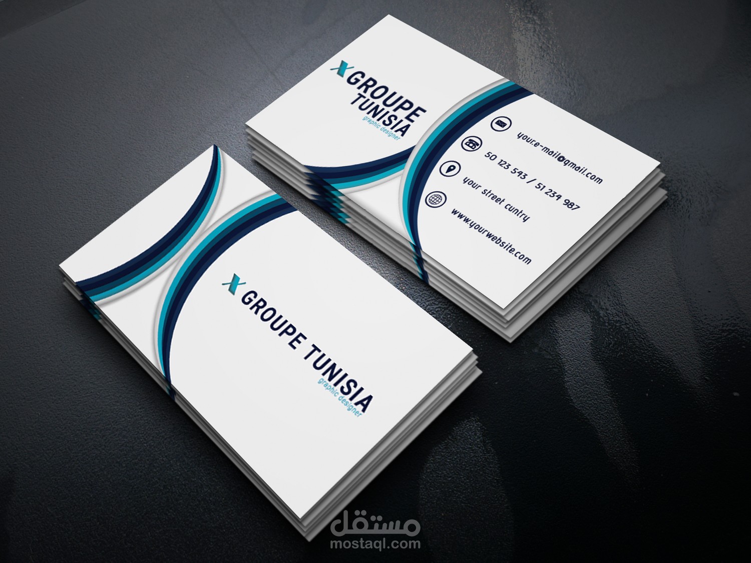 تصميم بطاقة عمل