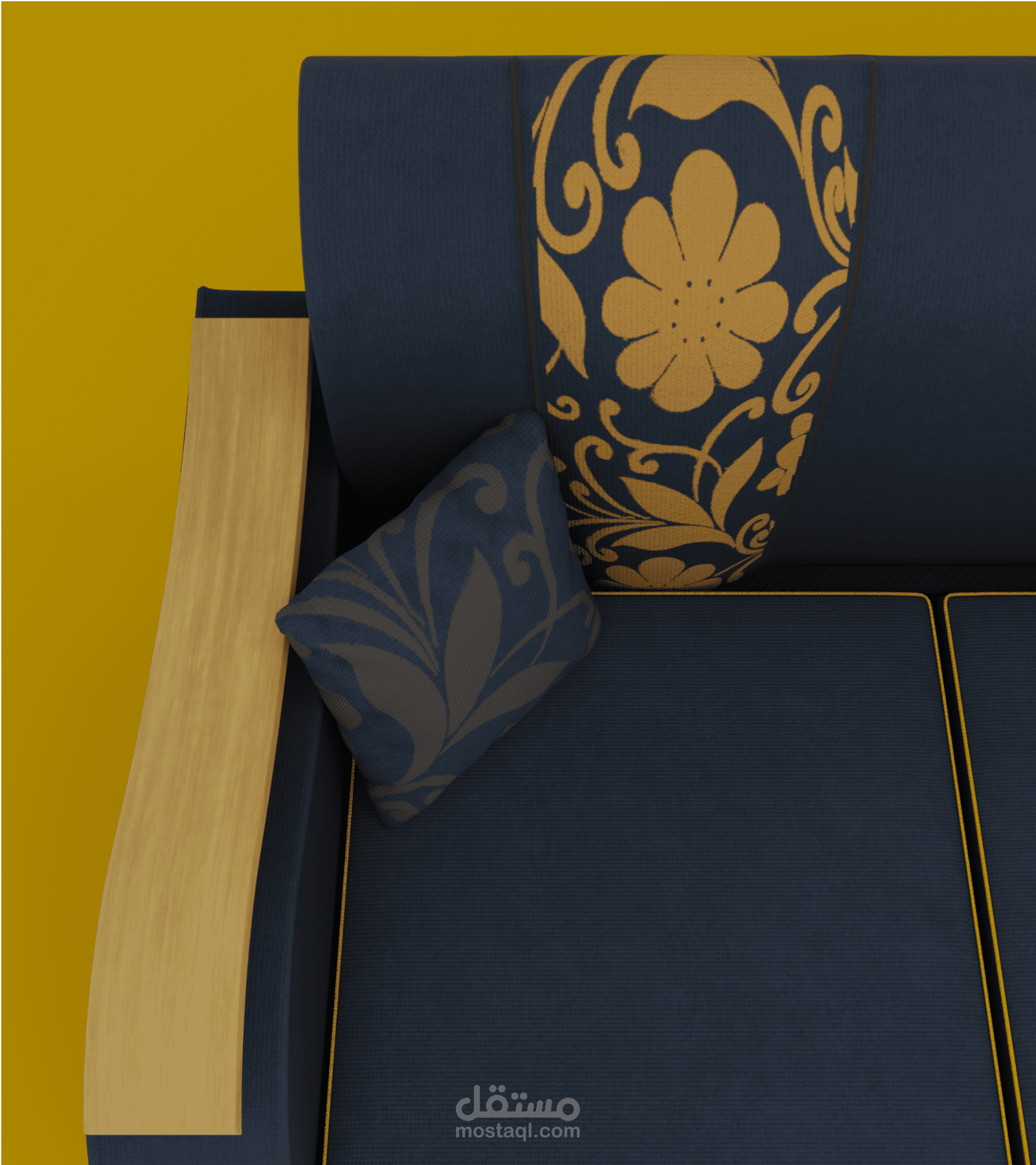 تصميم 3D أريكة حديثة