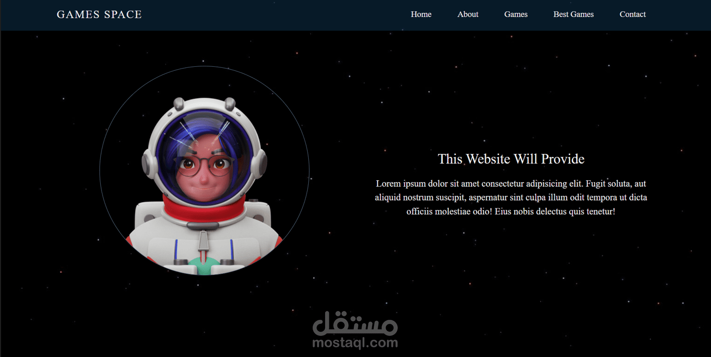 صفحة هبوط احترافية باستخدام react js