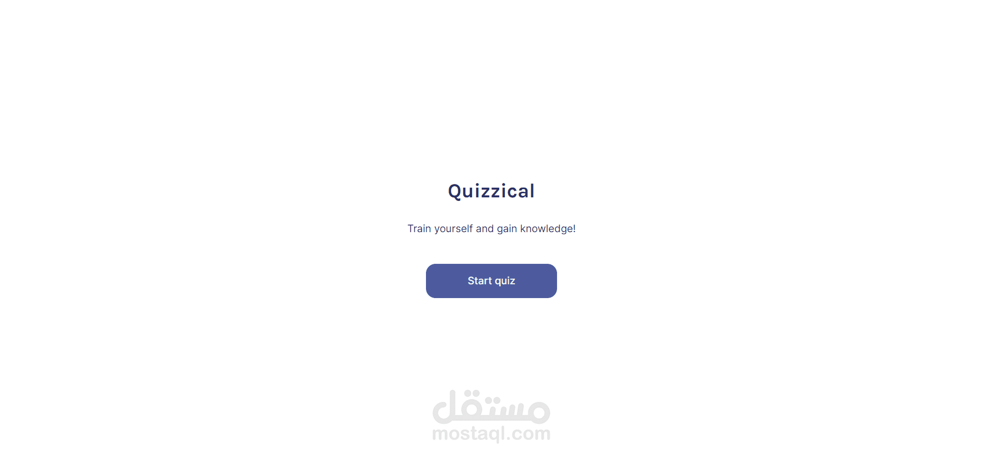 Quizzical App