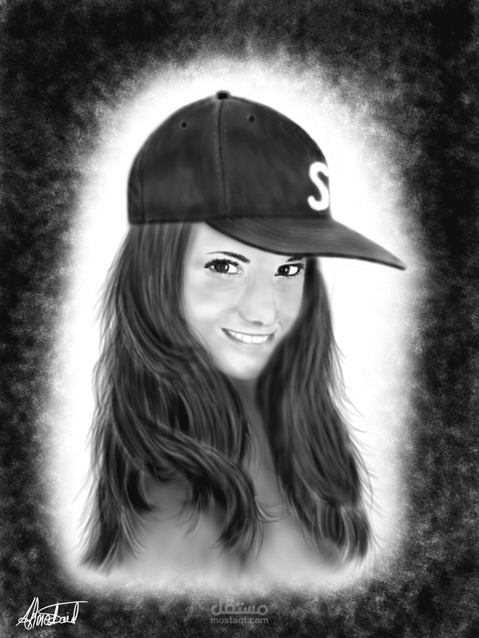 رسم بورترية رقمي