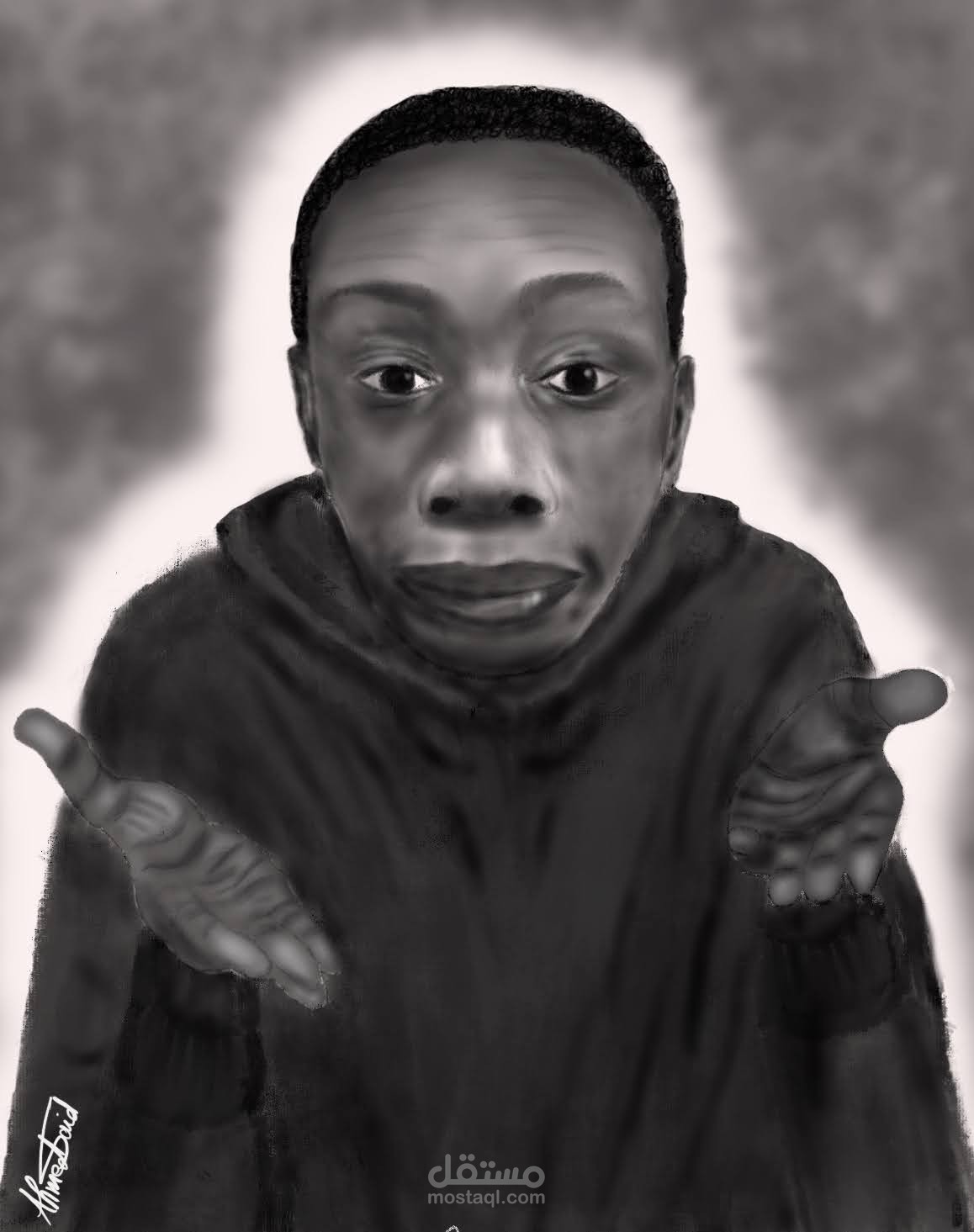 رسم بورترية رقمي