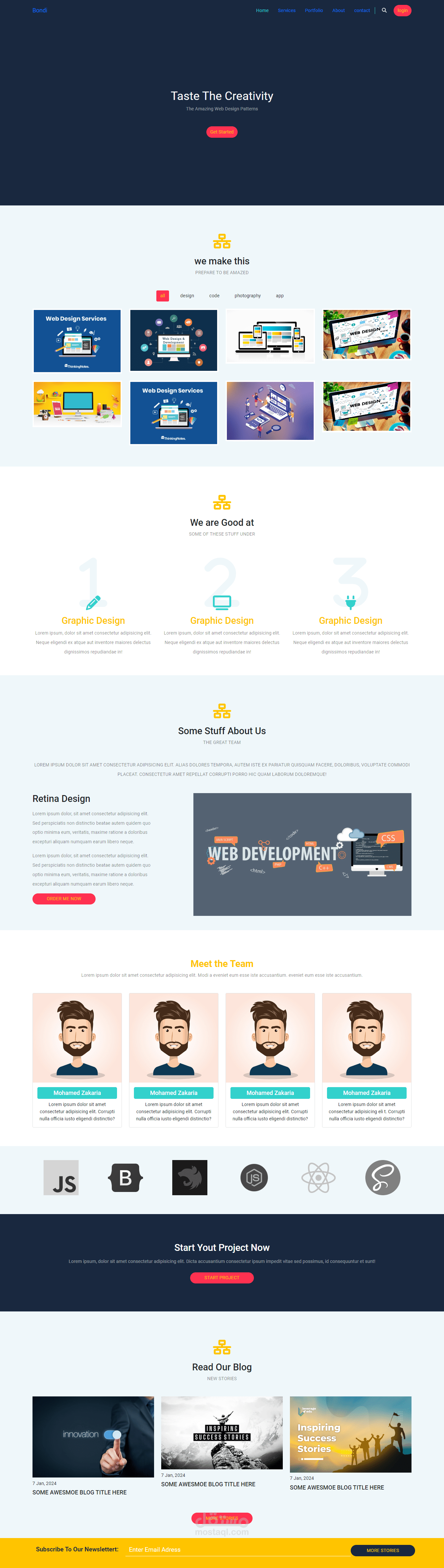 Responsive Landing Page Using Bootstrap5