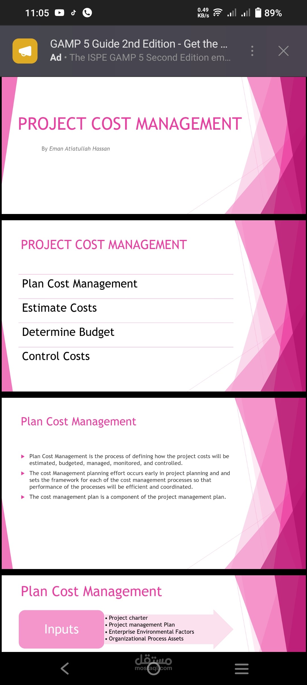 Presentation With PPT