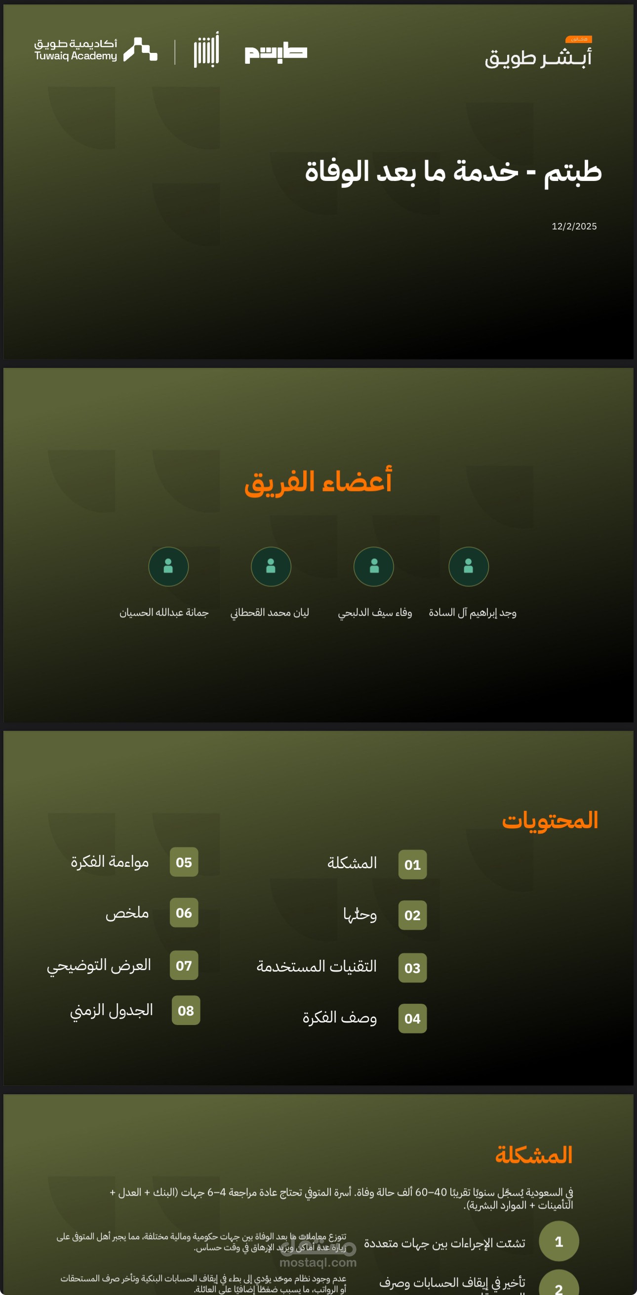 تصميم عرض بوربوينت لمشروع هاكثون و تصميم شعار للتطبيق