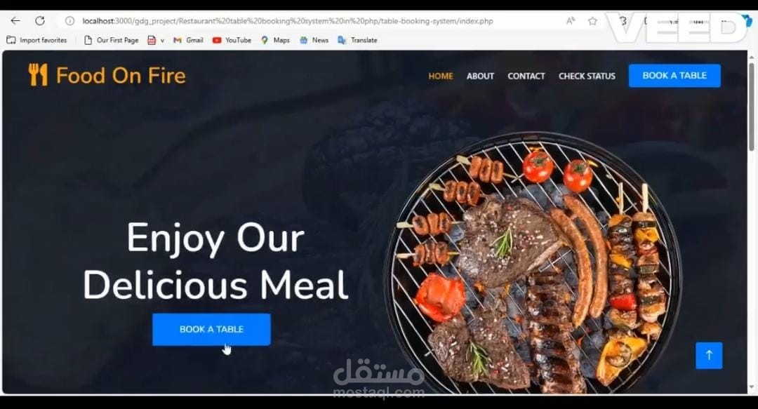 online booking table in restaurant