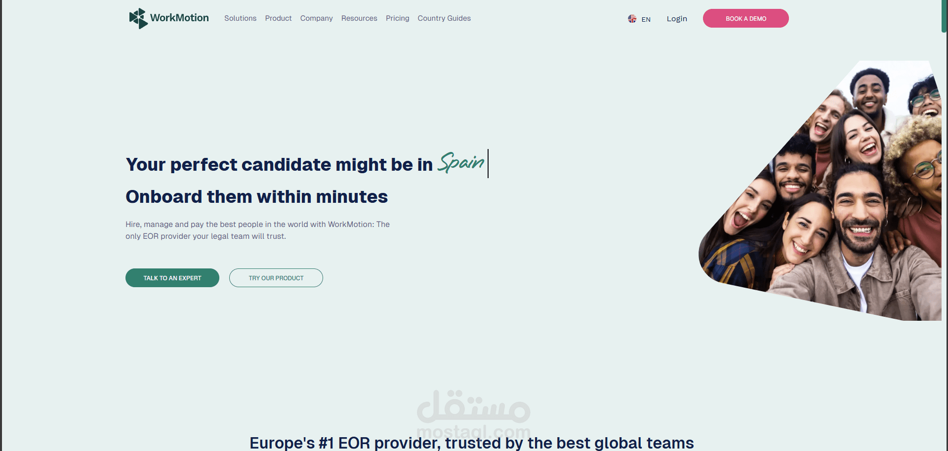 إعادة بناء وتطوير شامل لموقع WorkMotion – تحسين الأداء والاعتمادية