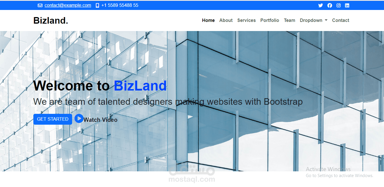 BIZLAND website