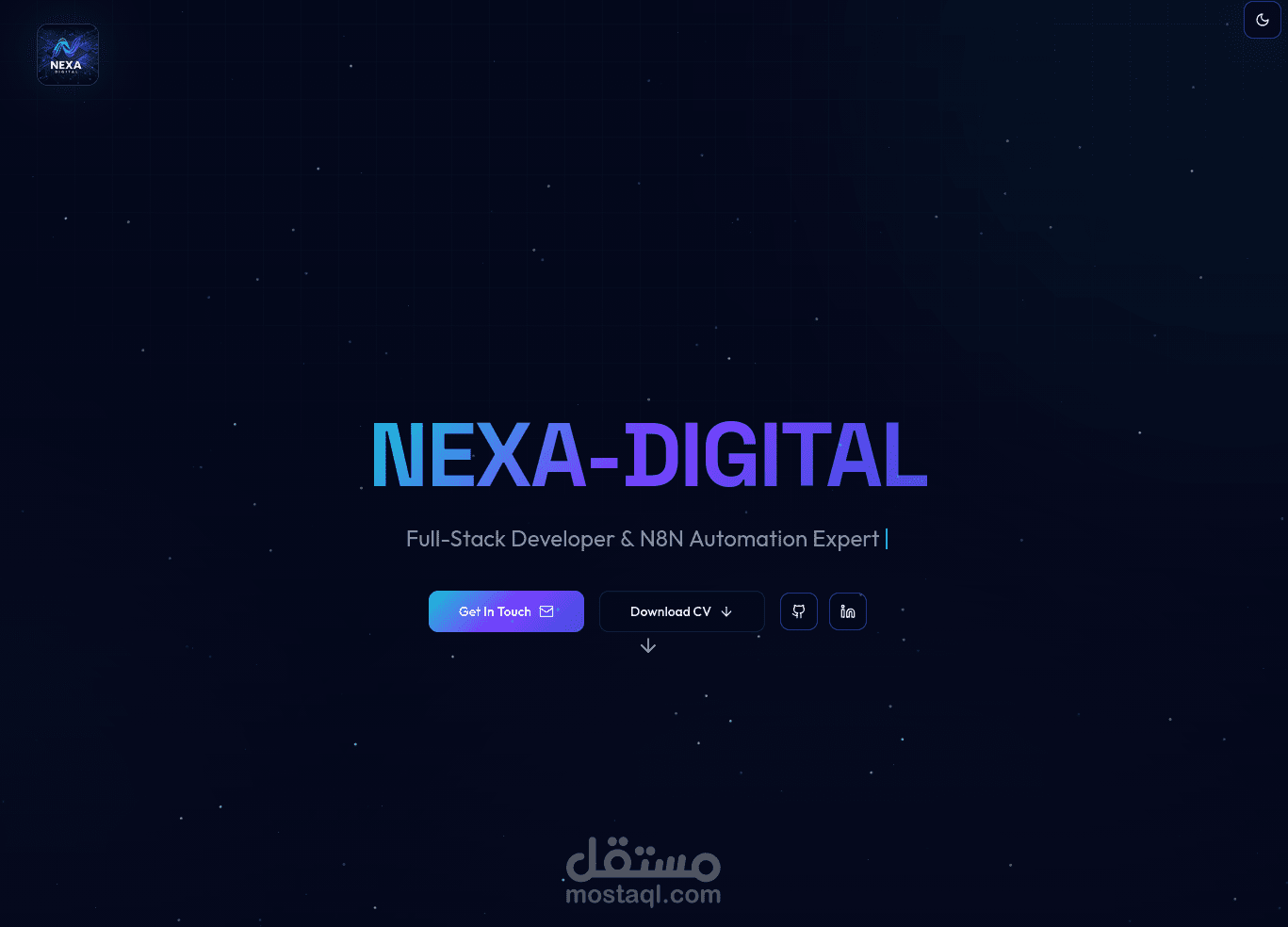 موقع Nexa Digital الرسمي | منصة برمجية مبتكرة لعرض خدمات تطوير الويب والحلول الرقمية