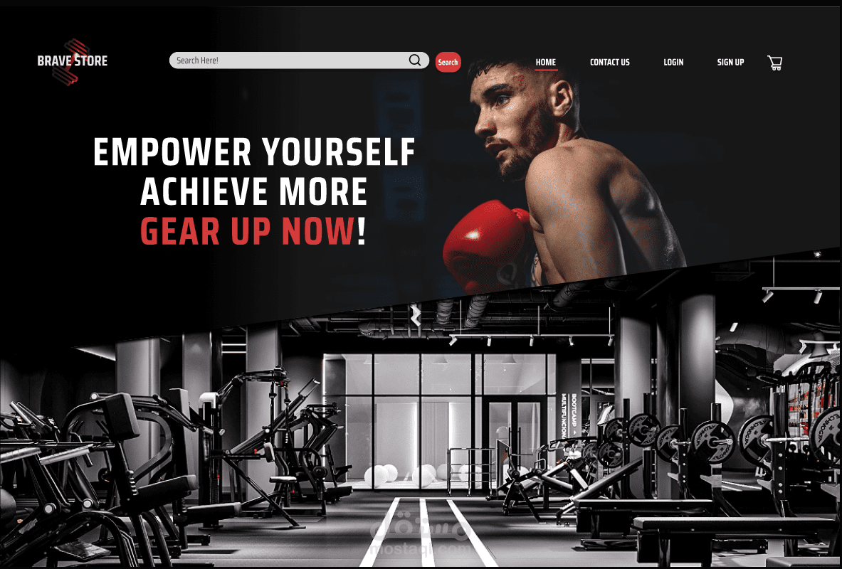 Brave store e-commerce website