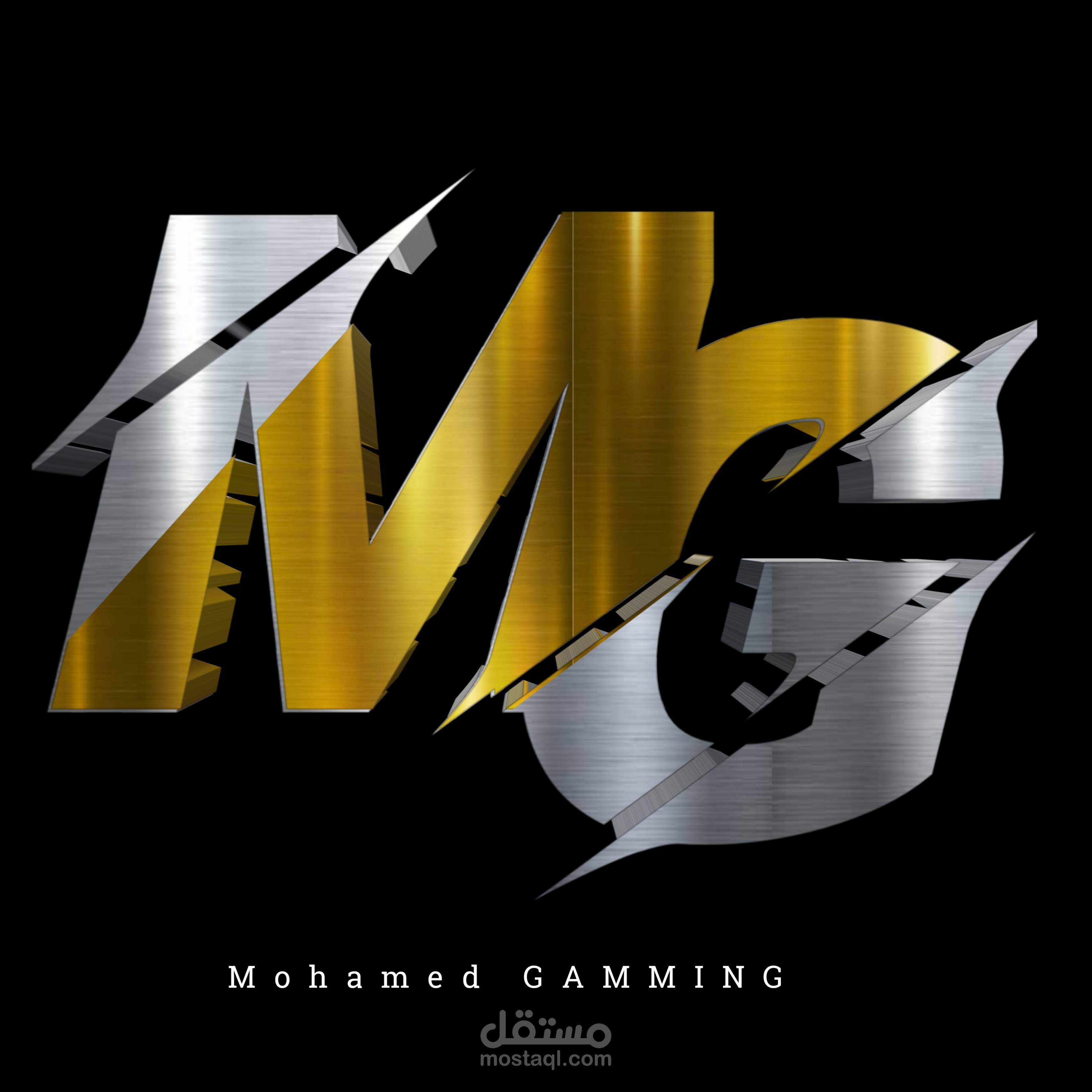 تصميم شعار مكون من حرفين(Graphic design)