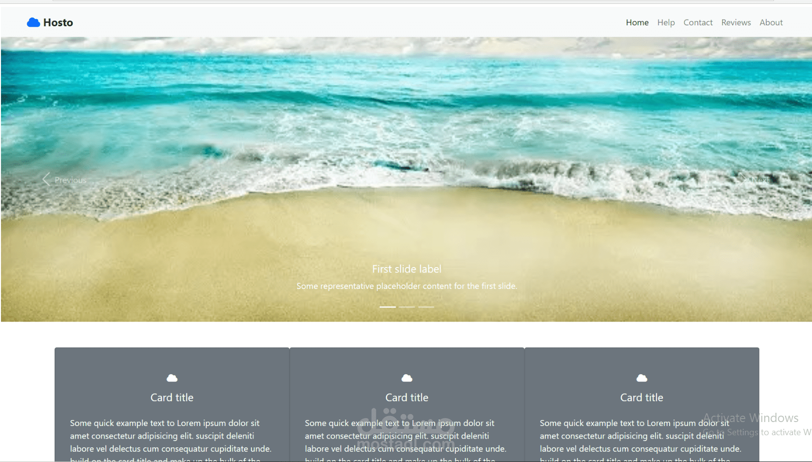 Beach Scene