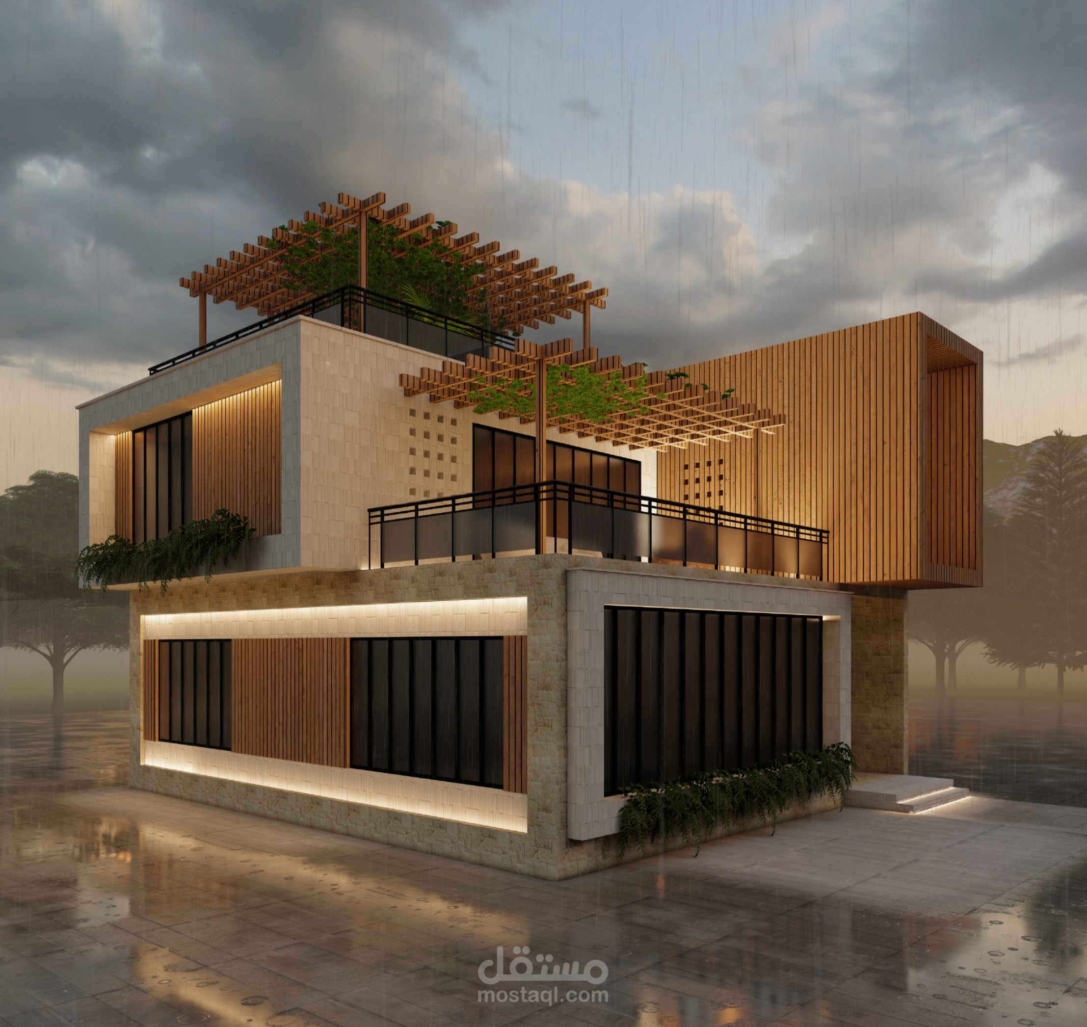 تصاميم فلل موديرن