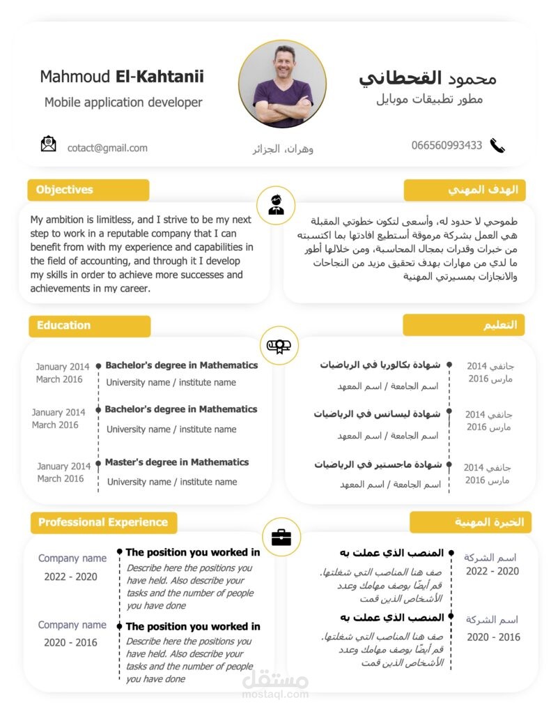 ترجمة سيرة ذاتية