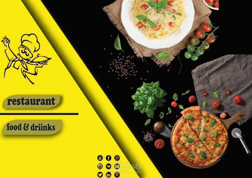 Advertisement for restaurants