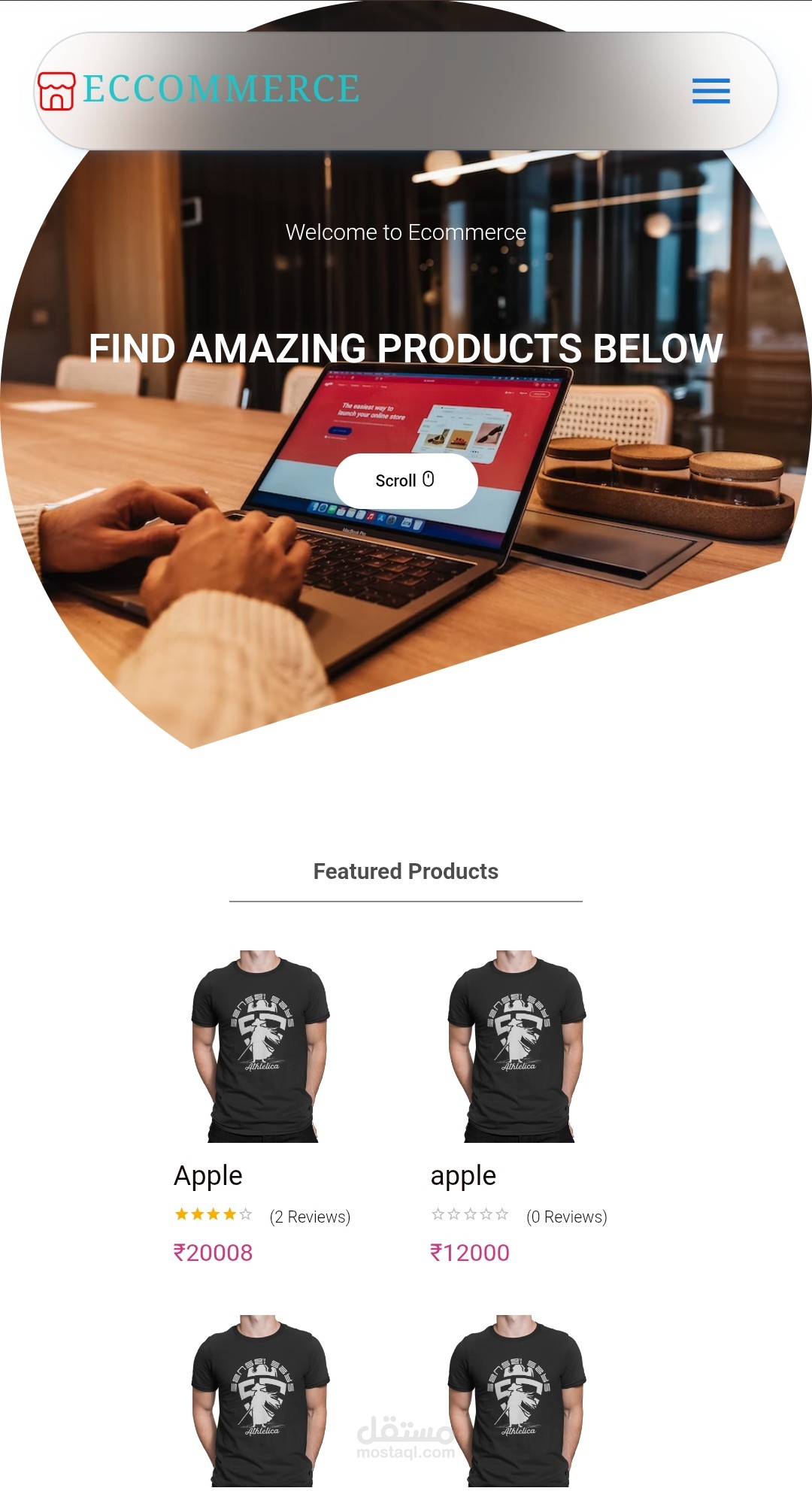 E-commerce Platform Tech Stack: MERN, Razorpay, Docker