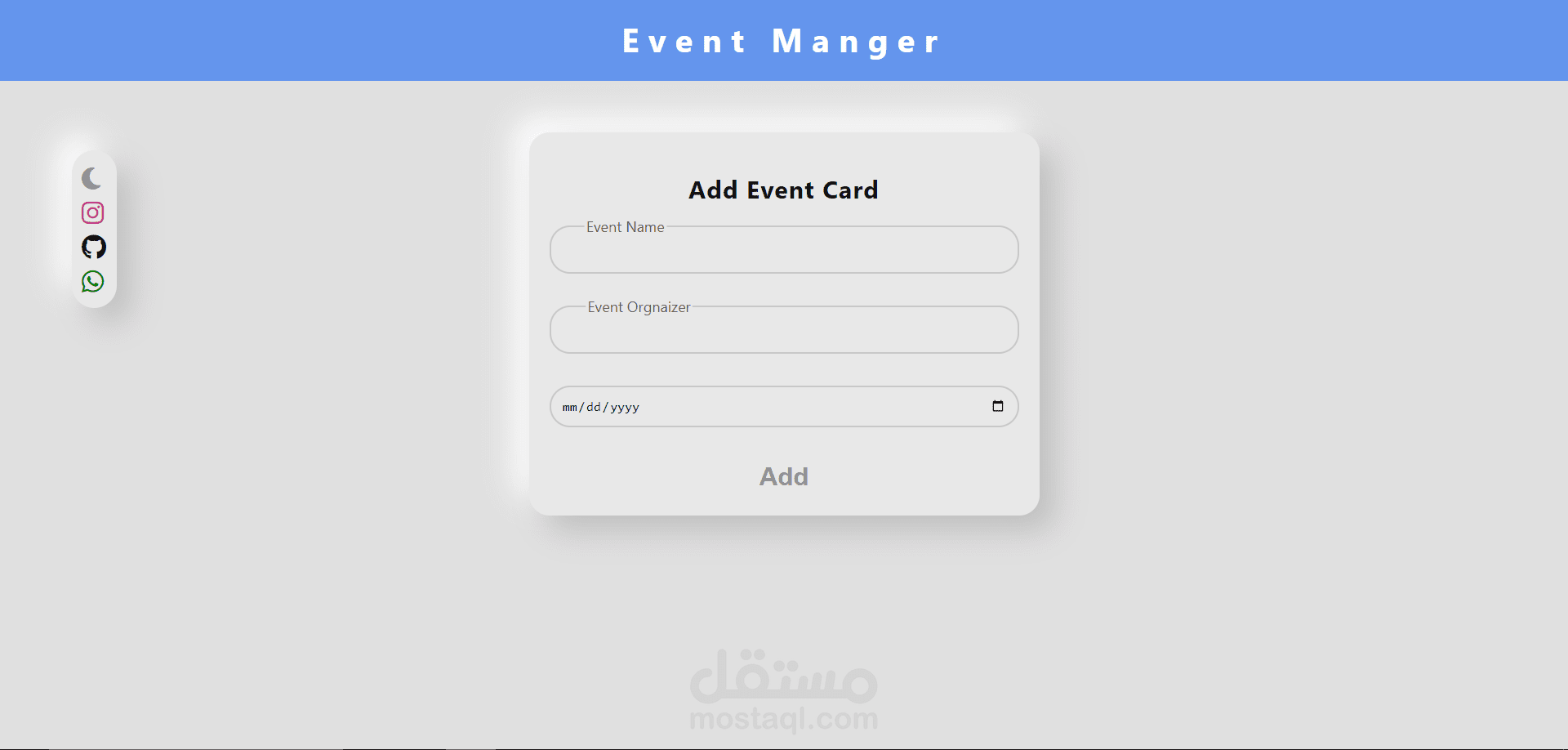 Event Manger