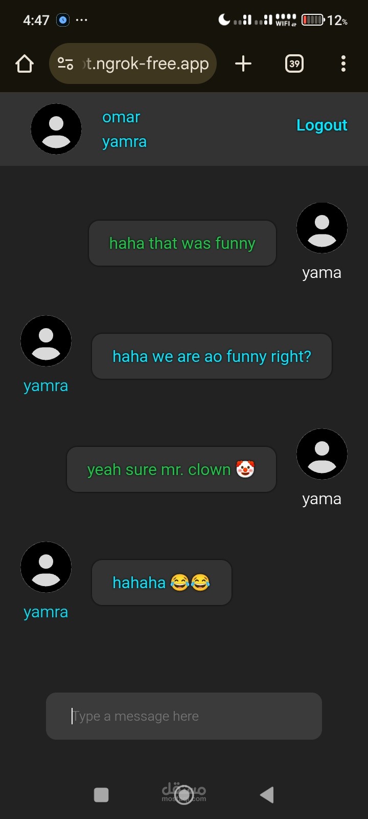 chat app