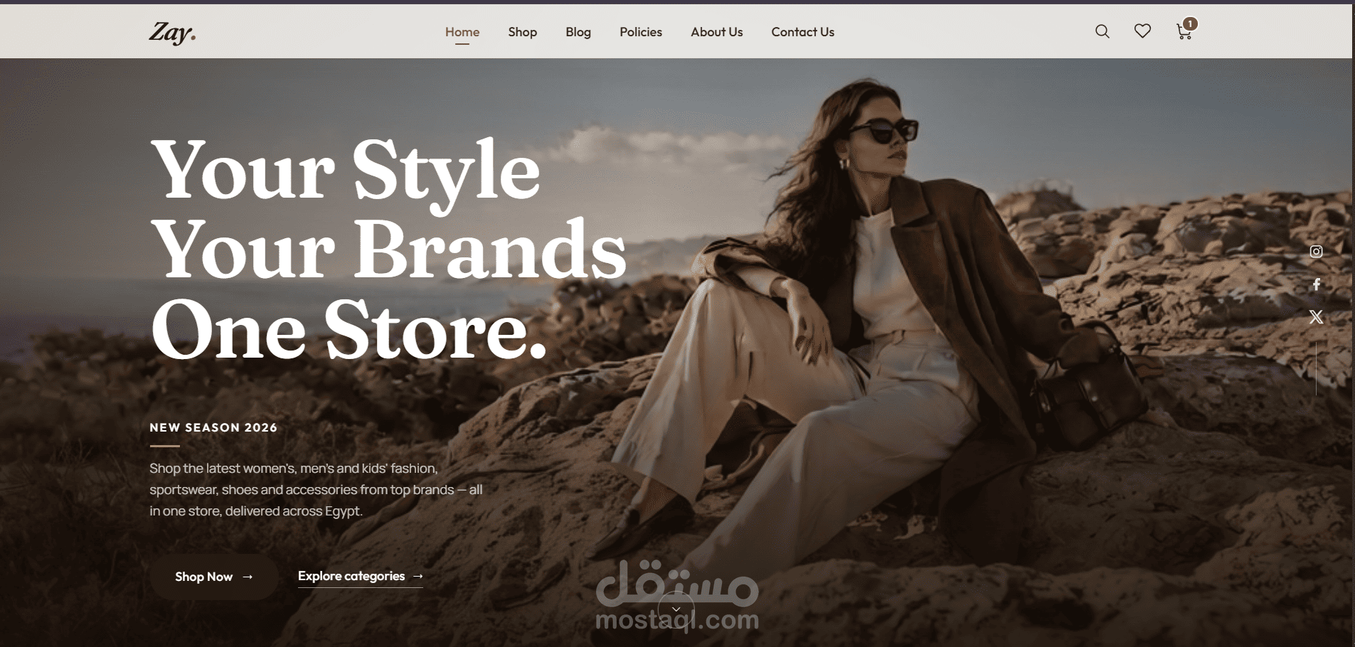 Ecommerce Zay Fashion Store