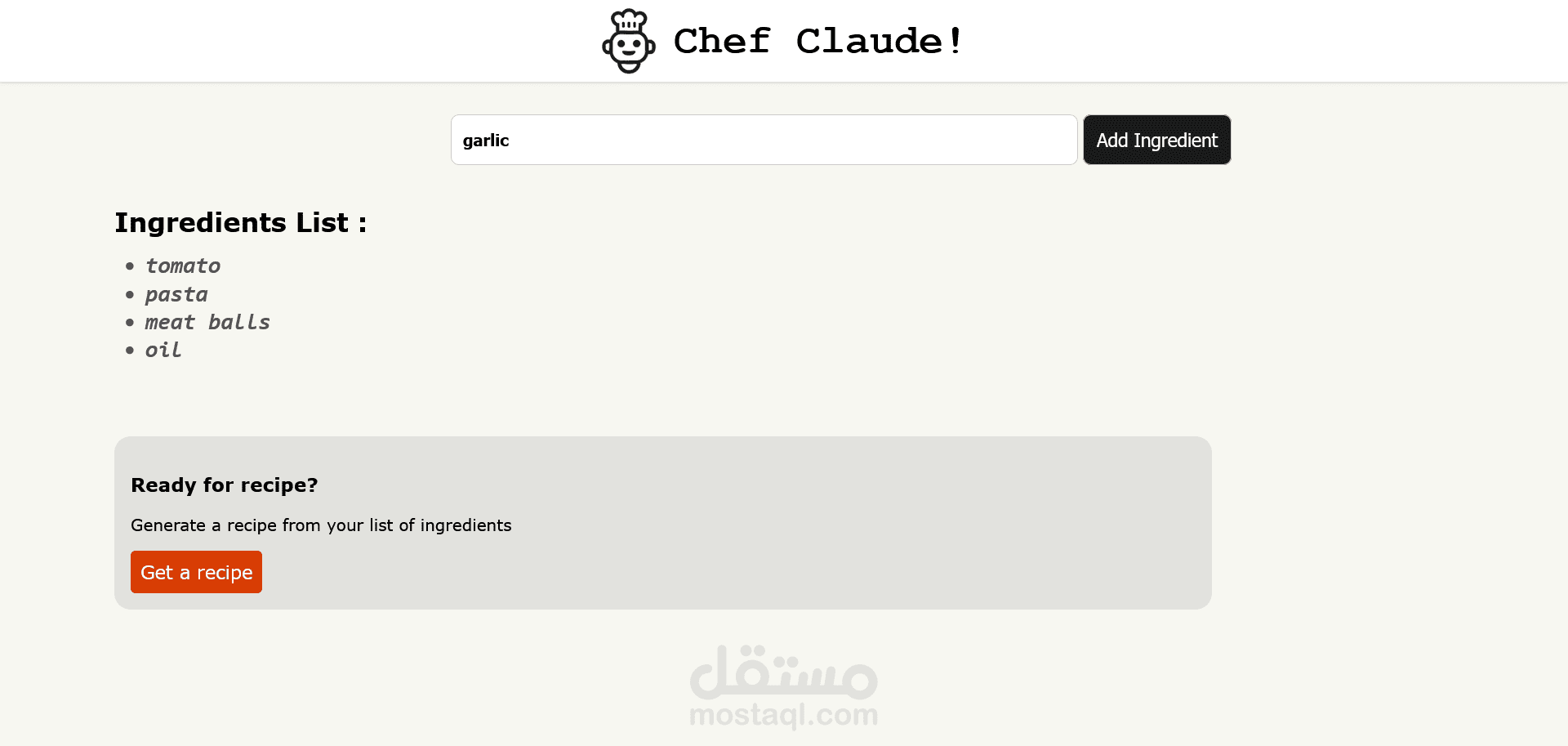 chef claude
