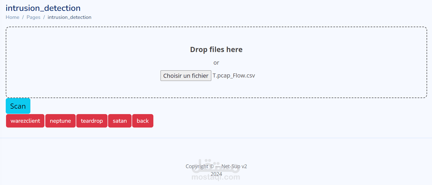 intrusion detection system with ia